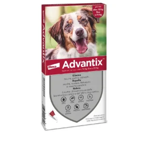 Advantix - 6 Pipette Spot On Antiparassitario Per Cani 10-25 kg - Elanco