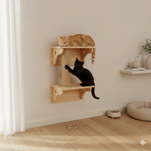 Tiragraffi da parete in legno – perchigatto