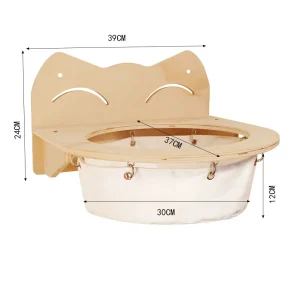 Tiragraffi da parete in legno – nido segreto