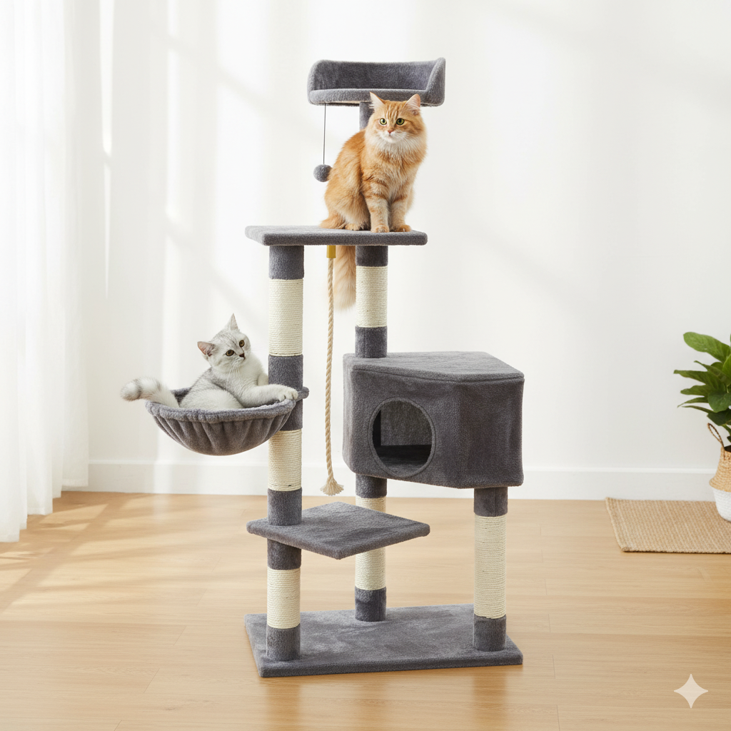 Tiragraffi grigio scuro – nido sospeso – l