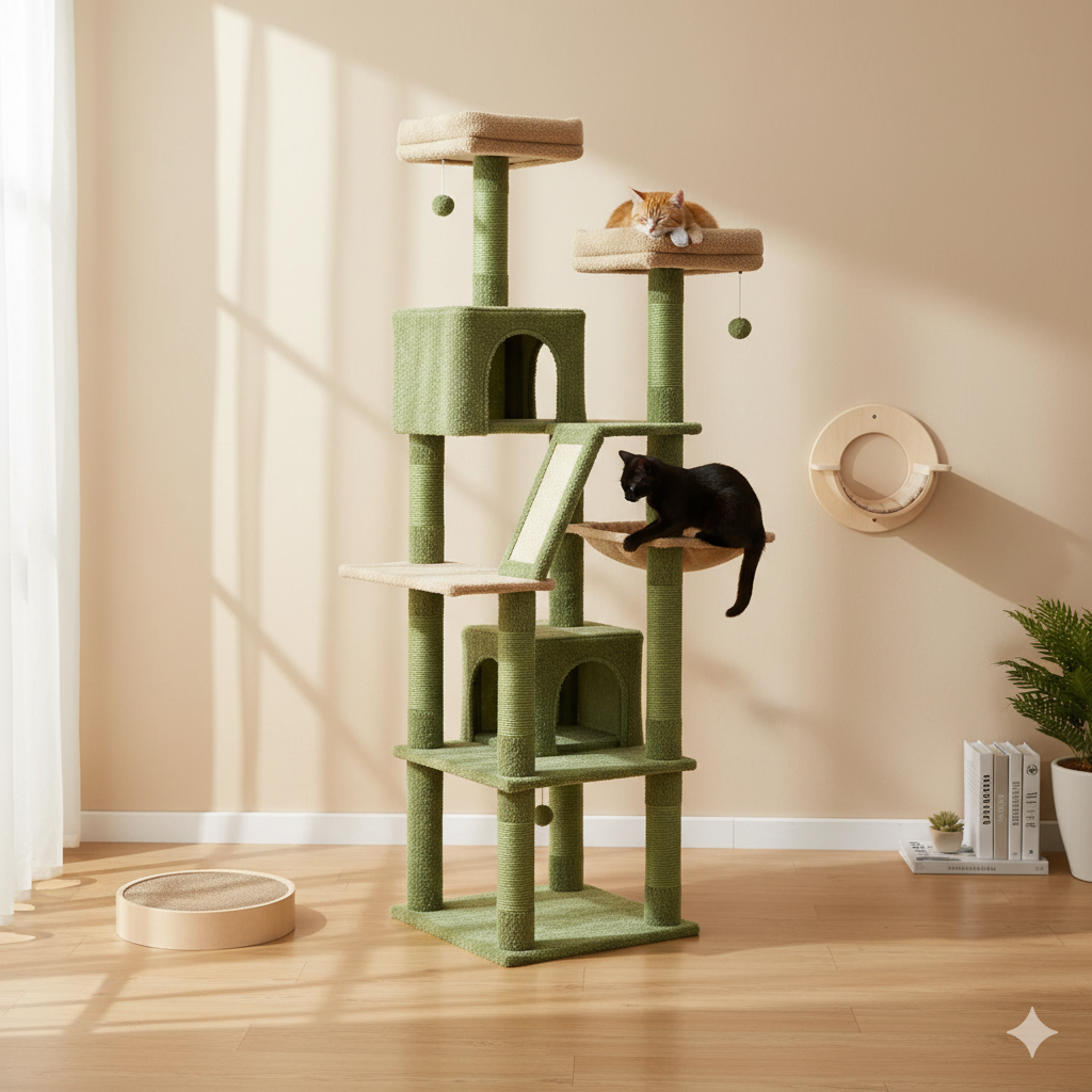 Albero tiragraffi verde – chachou