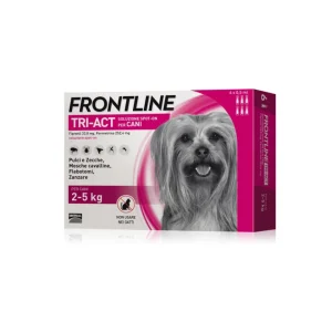 Frontline Tri - Act Spot On - Per Cani 2 - 5 kg - 6 Pipette