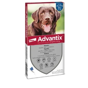 Advantix - 6 Pipette Spot On Antiparassitario Per Cani 25-40 kg - Elanco
