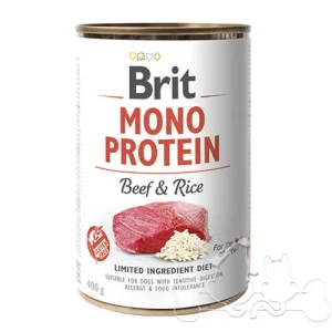 Brit Umido Cane Monoproteico Manzo e Riso