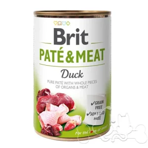 Brit Umido Cane patè e pezzi di Anatra