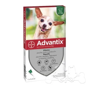 Advantix Spot On 0-4 Kg Antiparassitario per cani