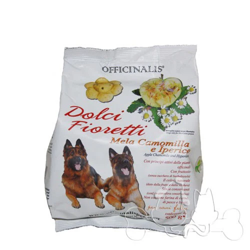 Officinalis Dolci Fioretti Mela Camomilla Iperico biscotti per cani - immagine 2