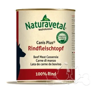 Naturavetal Umido Canis Plus Carne di Manzo 100%