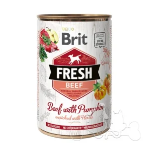 Brit Fresh Manzo e Zucca Umido Cane