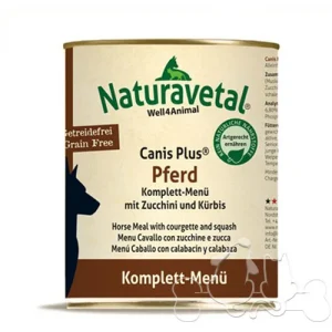 Naturavetal Umido Canis Plus Cavallo e Zucchine Menu Completo Adulti