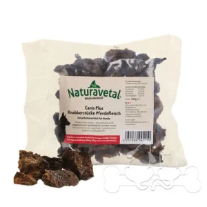 Naturavetal Canis Plus BOCCONI di CARNE di Cavallo Snack per Cani