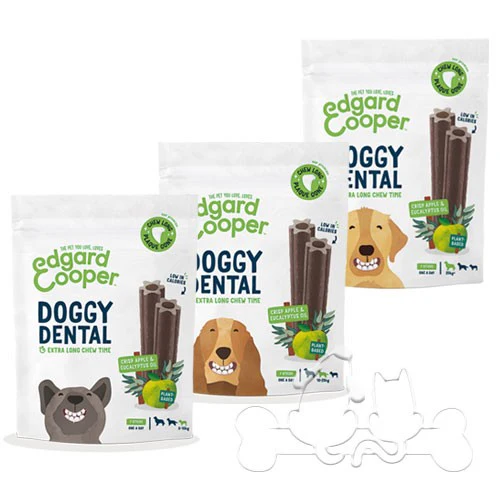 Edgard & Cooper Doggy Dental MELA e Eucalipto Snack per Cani