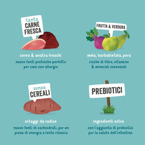 Edgard & Cooper Cane Adult Cervo Anatra Mela e Barbabietola - immagine 4