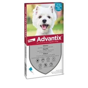 Advantix - 6 Pipette Spot On Antiparassitario Per Cani 4-10 kg - Elanco