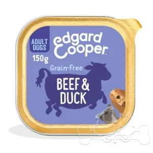 Edgard & Cooper umido cane Adult Manzo Anatra Patate e Broccoli