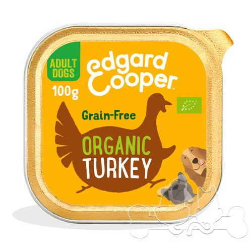 Edgard & Cooper umido cane Adult BIO Tacchino Cocco e Chia - immagine 2