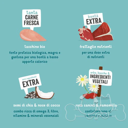 Edgard & Cooper umido cane Adult BIO Tacchino Cocco e Chia - immagine 4