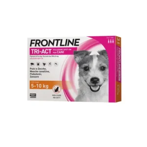Frontline Tri - Act Spot On - Per Cani 5 - 10 kg - 3 pipette