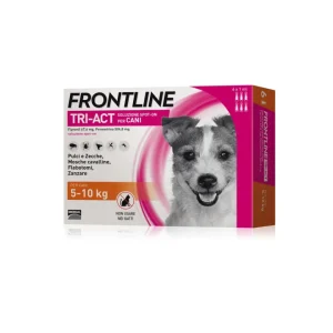 Frontline Tri - Act Spot On - Per Cani 5 - 10 kg - 6 Pipette