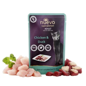 Nuevo Adult Pollo e Anatra Bustine Umido Gatto