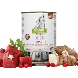 Isegrim Wild Cervo Topinambur e Mirtilli Umido Cane