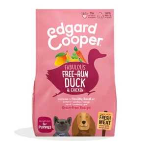 Edgard & Cooper Cane Puppy Anatra Pollo Banana e Mango