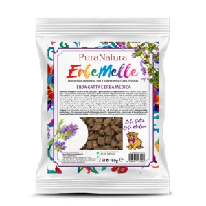 Pura Natura Dalla Grana Erbemelle Erba Gatta e Erba Medica Snack per Gatti