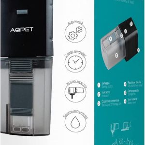 Aqpet Simple Mangiatoia Automatica Distributore Automatico Mangime per Acquari OFFERTA PER 48H AFFRETTATEVI