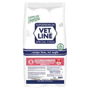 Vetline Cane Accrescimento Monoproteico Bufalo