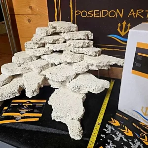 POSEIDONARTROCK 30 PZ MIX Flat Rocks Box SPEDIZIONE OMAGGIO