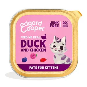 Edgard & Cooper Umido Gatto Kitten Anatra e Pollo PATÈ