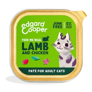 Edgard & Cooper Umido Gatto Adult Agnello Pollo e Mirtilli PATÈ
