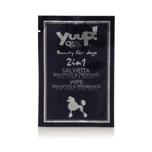 Yuup Salvietta Monouso 2 in 1 Shampoo e Profumo per Cani e Gatti