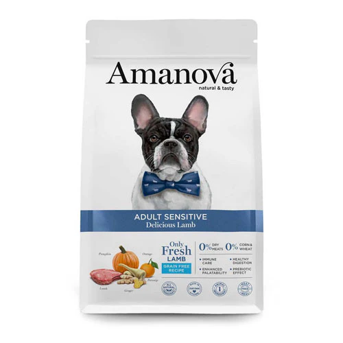 Amanova Adult Sensitive Delicious Agnello per Cani