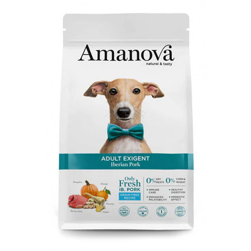 Amanova Adult Exigent Iberian Maiale per Cani - immagine 2