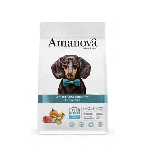 Amanova MINI Adult Exigent Iberian Maiale per Cani - immagine 2