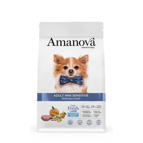 Amanova MINI Adult Sensitive Delicious Agnello per Cani - immagine 2