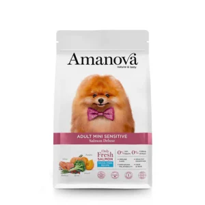 Amanova MINI Adult Sensitive Deluxe Salmone per Cani