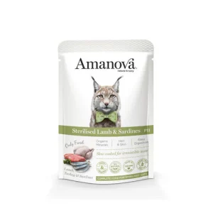 Amanova P13 Umido Gatto STERILISED Agnello e Sardine