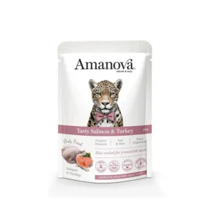 Amanova P11 Umido Gatto ADULT Sensitive Salmone e Tacchino