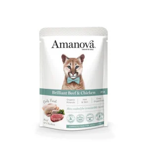 Amanova P14 Umido Gatto ADULT Manzo e Pollo