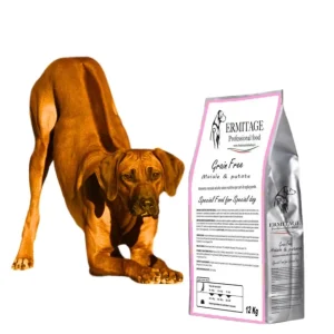 Ermitage Grain Free 12 Kg: Maiale 46% e patate.