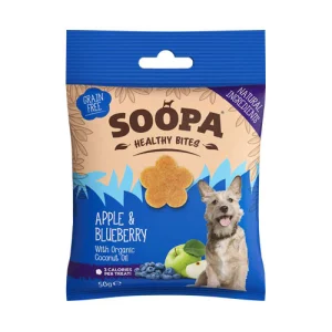 Soopa HEALTHY BITES Mela e Mirtilli Snack per Cani