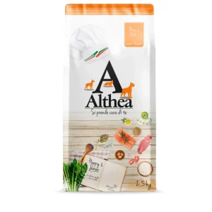 Althea - Puppy/Junior Maxi con Salmone, Agnello, Manzo e Pollo 2,5kg