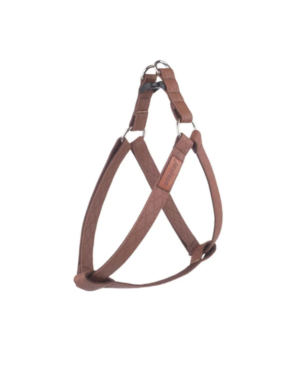 Amiplay - Pettorina regolabile NEW YORK Marrone L - immagine 2