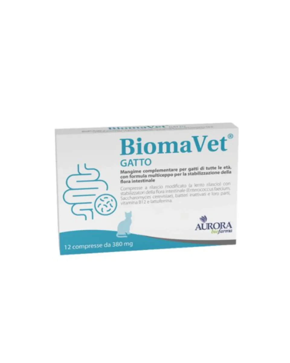 Aurora Biofarma - Biomavet Gatto 380 mg - 12 capsule