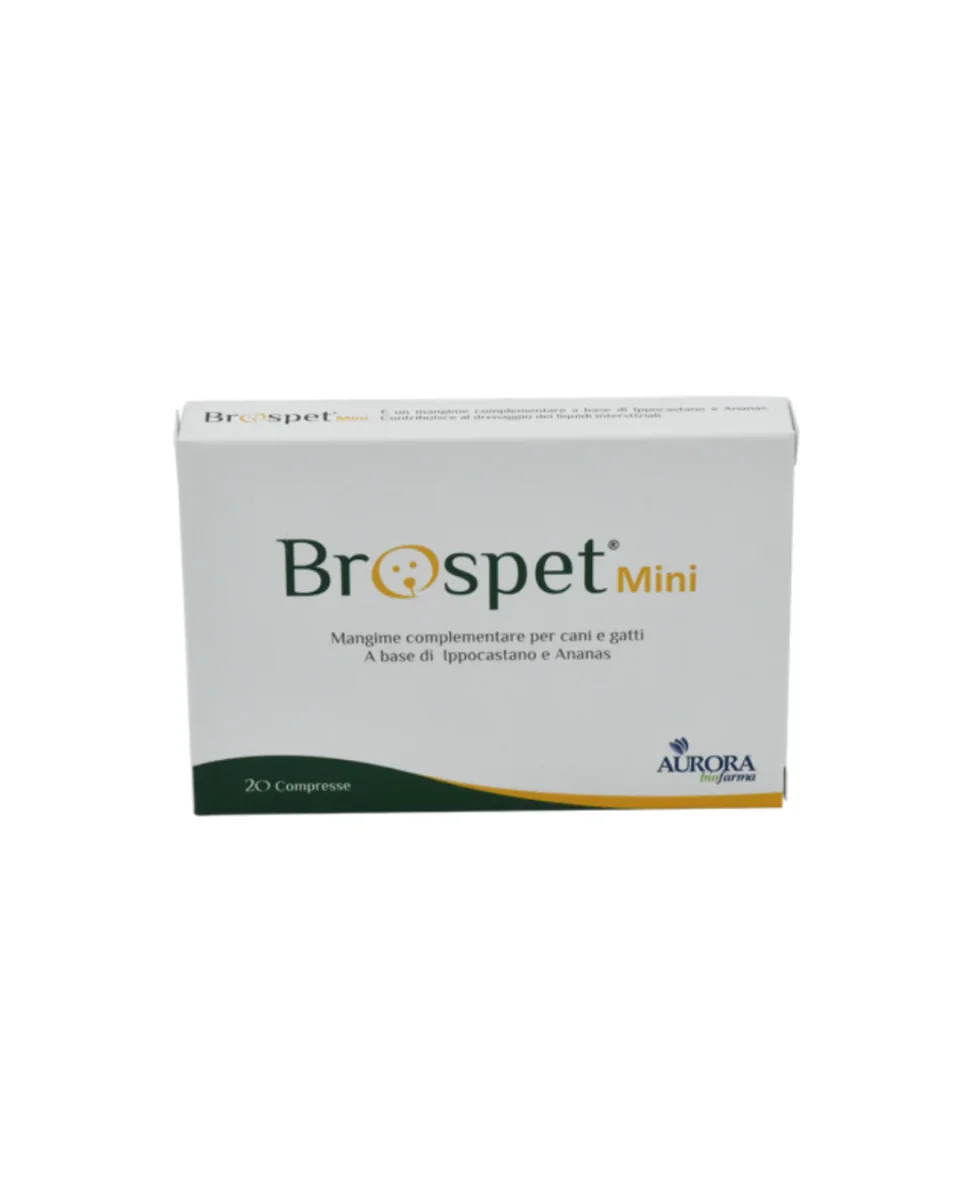 Aurora Biofarma - Brospet Mini 20 compresse - per Cani e Gatti - immagine 2