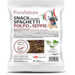 Officinalis Spaghetti Pesce, Polpo e Seppia Snack per Cani