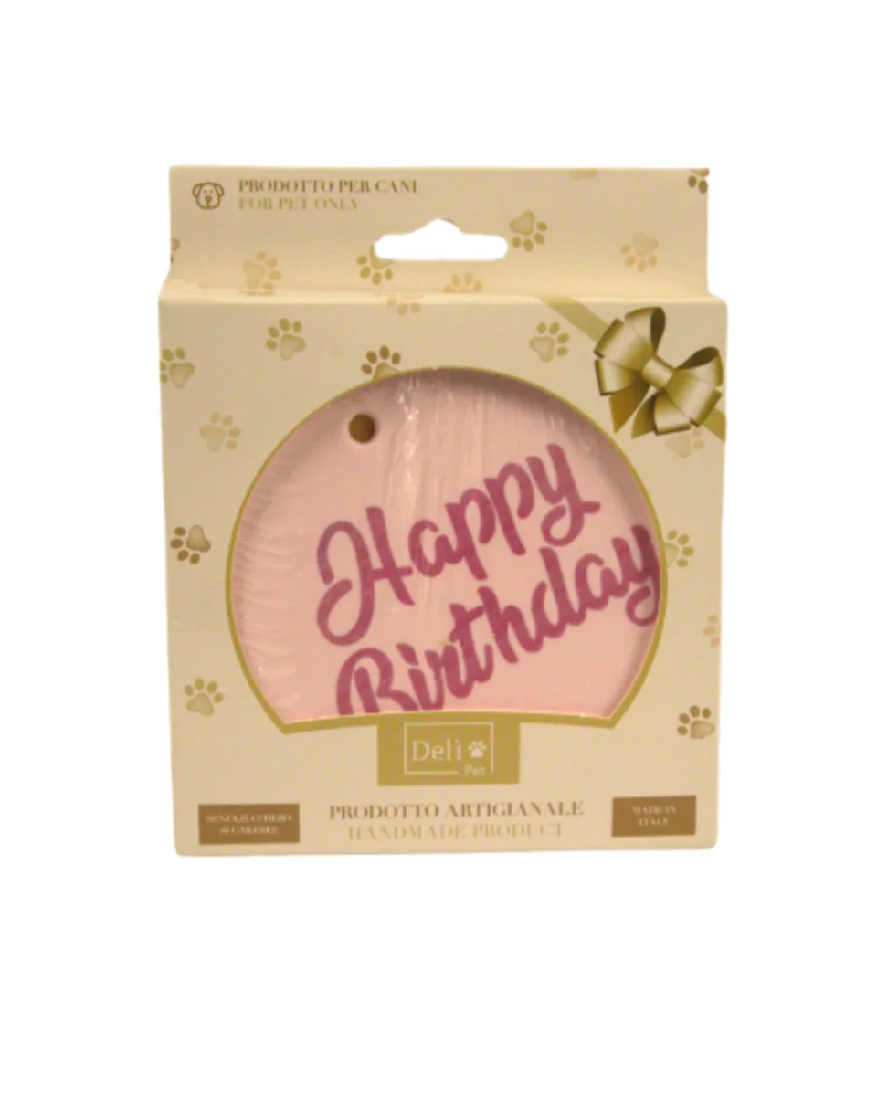 Deli Pet - Torta di Coompleanno Rosa 110gr