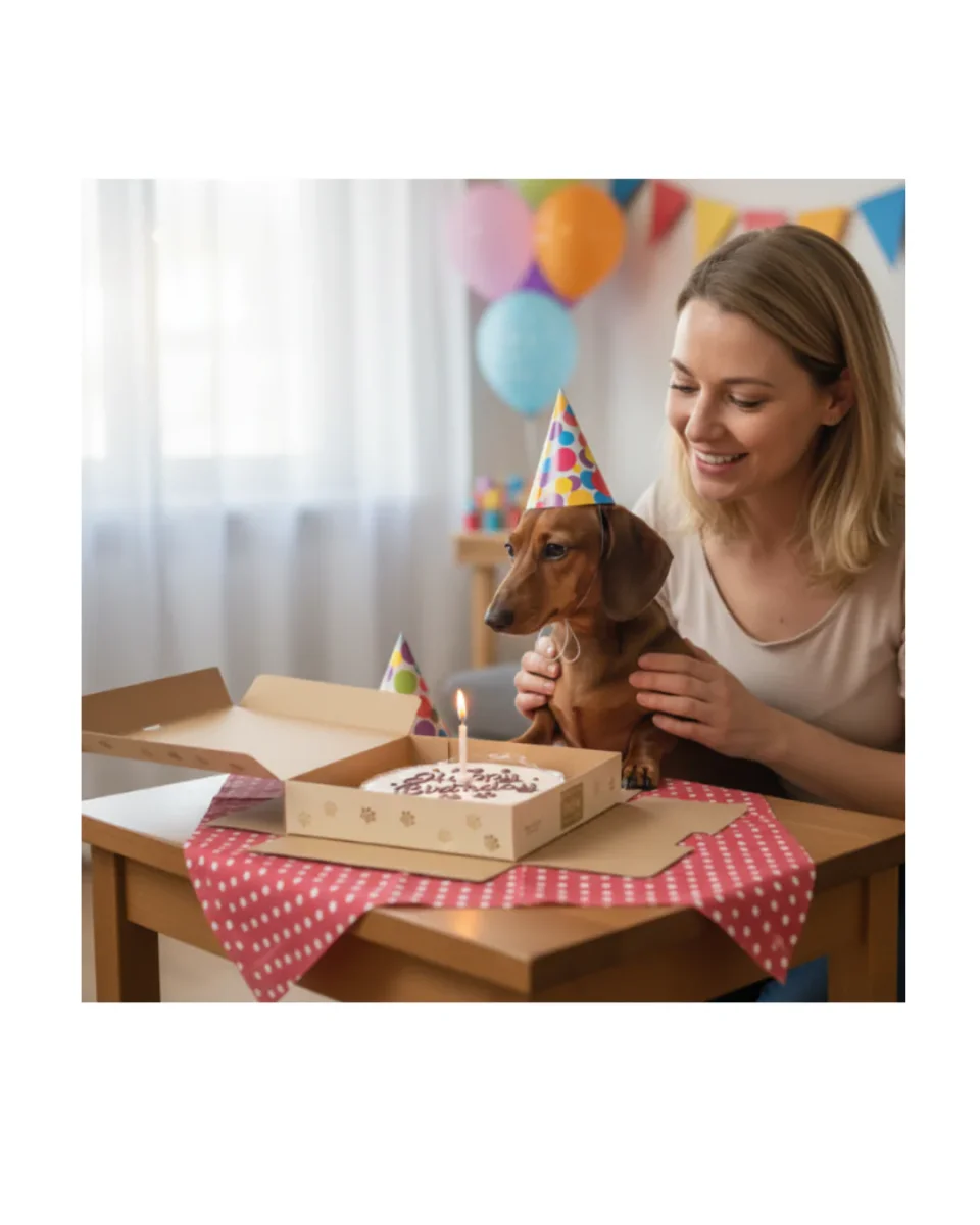 Deli Pet - Torta di Compleanno Azzurra 110gr - immagine 3